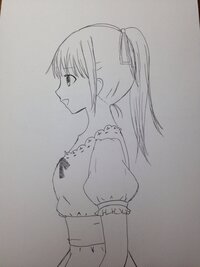 イラストのチェックお願いします 横顔の練習として描きました デザインはあっ Yahoo 知恵袋