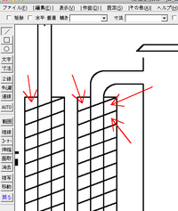 Jwcadの塗りつぶしについてご質問です 下図の赤矢印で示された Yahoo 知恵袋