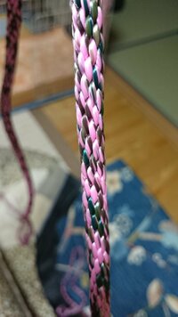 ロープの三つ打ちの編み方ご存知の方教えて下さい 自己流ですが Yahoo 知恵袋