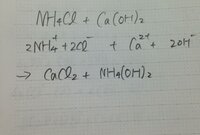 水酸化カルシウムと塩化アンモニウムを反応させると 弱塩基遊離反応 Yahoo 知恵袋