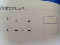 次の音符の足し算がよくわかりません計算方法等もあればお願いします 付点2分音符 Yahoo 知恵袋