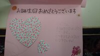 高齢者の方のお誕生日カードの書き方 介護の仕事をしてます Yahoo 知恵袋