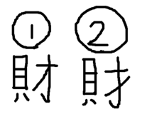 材 の字の最後 ノ の書き始めは縦棒からはみ出すのは間違いと言われました で Yahoo 知恵袋