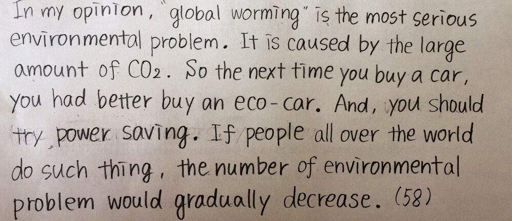 英作文の添削をお願い致します 問題あなたが思う現在の世界における Yahoo 知恵袋