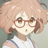 境界の彼方の栗山未来のメガネの位置ってすごくいいですけど現実でこの位置だと Yahoo 知恵袋