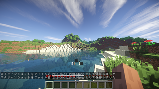 Minecraft水面のノイズについて先日 Minecraftバージョン1 Yahoo 知恵袋