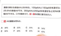 食塩水問題解き方教えて下さい 分かりやすい解き方はありますか よろしくお願 Yahoo 知恵袋