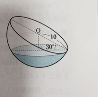 積分の問題の解説お願いします 水を満たした半径aの半球形の Yahoo 知恵袋