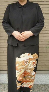 祖母の服装～留袖のリメイクドレスについて～来月結婚予定です。神社で