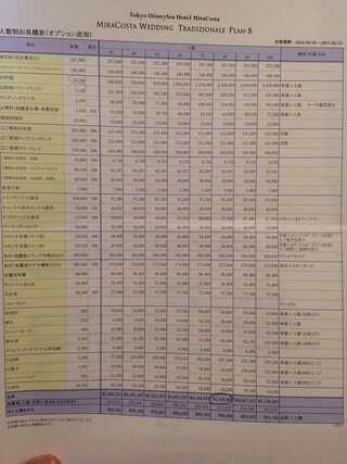 ミラコスタでの挙式披露宴を検討しています 昔からの憧れでしたが Yahoo 知恵袋