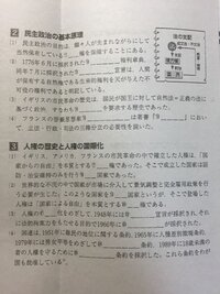 現代社会の授業プリントです これの答えが教えてください 答え Yahoo 知恵袋