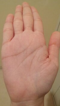薬指の下に薄めですがv字ようなものがあります これは太陽環なので Yahoo 知恵袋