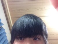 中学生男子です つい最近前髪のながさを短くしようかとかみをきって Yahoo 知恵袋