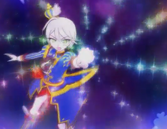 プリパラ73話「彼女がデビューする日」で紫京院ひびきは、サイリウム