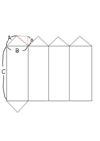 三角柱の名札の作り方を教えてください よく学校の懇談会などで名前を書く ３方向 Yahoo 知恵袋