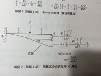 構造力学について 写真のような片持ち梁の中間部に荷重が載荷さ Yahoo 知恵袋