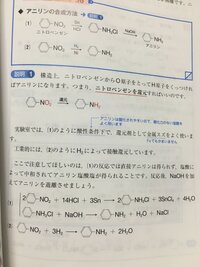 アニリンの合成方法これの 塩酸に中和されてアニリン塩酸塩が得られる とはど Yahoo 知恵袋