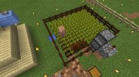 Minecraftpeの農民についてです 畑に農民が行き 収穫を始めたん Yahoo 知恵袋