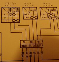 バイクの配線図についてこの配線図なんですが 真ん中の四角い記号は Yahoo 知恵袋