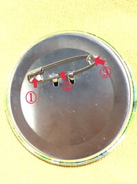 缶バッジを落ちないようにするよい方法ありますか リュックやトー Yahoo 知恵袋