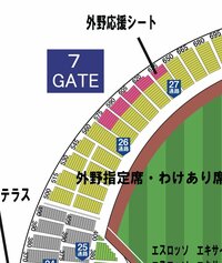 横浜スタジアムの座席表のみかたがわからないのですが 560番と561番はと Yahoo 知恵袋