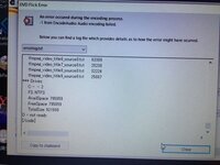 Dvdフリックについて エラーエンコードオーディオの時にエラーが起きま Yahoo 知恵袋