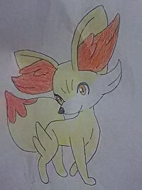 俺の娘 小学校6年生 が描いたポケモンのフォッコのイラストです ご感想 ア Yahoo 知恵袋