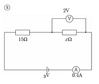 オームの法則の問題です ｘ ｙの値を求めてください よろしくお願いします Yahoo 知恵袋