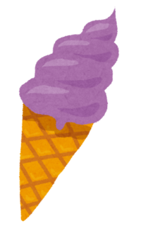 このイラストの色のソフトクリームは 何味ですか 教えてください 分かる Yahoo 知恵袋