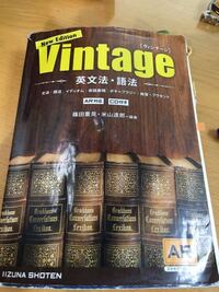 受験勉強英語vintageの使い方ついて 英文法 語法ヴィンテ Yahoo 知恵袋