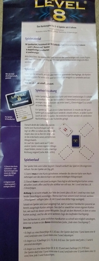 ドイツのカードゲームでlevel8というものを買ったのですが い Yahoo 知恵袋