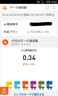 Auのデータ通信量について今朝 データ通信量がリセットされたよう Yahoo 知恵袋