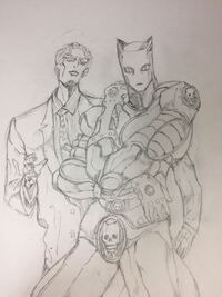 吉良とキラークイーンの顔が上手く描けません どう直したらいいんで Yahoo 知恵袋