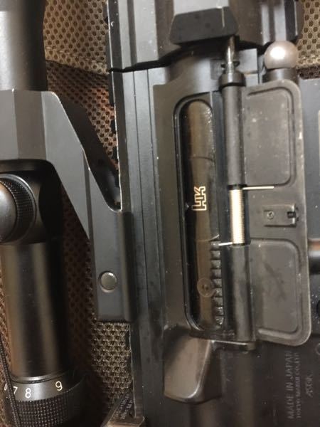 東京マルイ次世代電動ガンHK416DDEVGRUのポートカバーのツメにつき