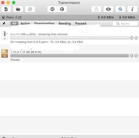 Macでtorrentを解凍するために Transmissionというソフ Yahoo 知恵袋