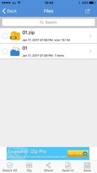 Iphone6sでizipというアプリを入れたのですが 一度入れたzipの Yahoo 知恵袋