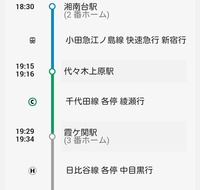 代々木上原駅の乗り換え代々木上原駅で1分で小田急江の島線新宿行から千代田線 Yahoo 知恵袋