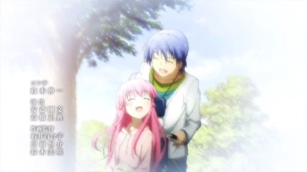 AngelBeats!の10話のラストに日向がユイに「結婚してやんよ」と言 