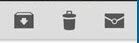 Gmailのアイコンの意味がわかりません。画像の左側と右側の使い方を教えて下さい。
左側のアイコンを押したらメールが消えてしまいました。復元出来ますか？ 