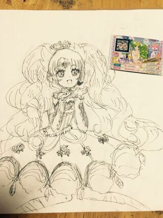 イラストを描きました 中１です これはプリパラのファルルの絵です 何 Yahoo 知恵袋