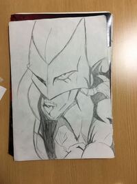 ジョジョの奇妙な冒険のザ ワールドを描きました 中学1年ですけどこれは Yahoo 知恵袋