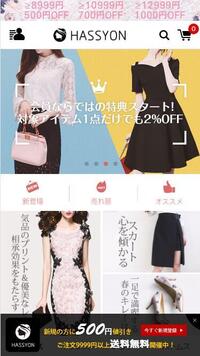 Hassyonという通販サイトで洋服を購入しようと考えています Yahoo 知恵袋