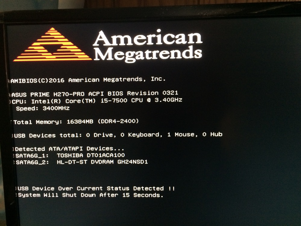デスクトップPCを起動しようとしたらAmericanMegatr - Yahoo!知恵袋