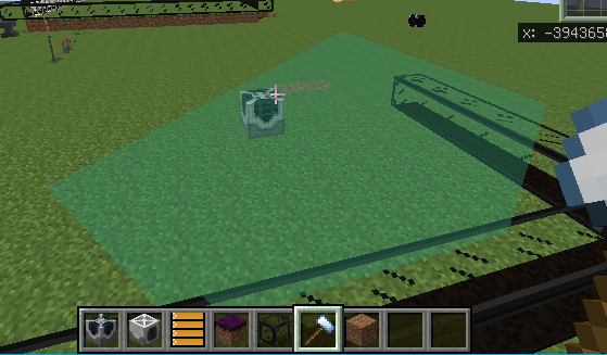 Minecraftについてです Minecraftのmfrの精密ハンマーでの範囲表示がおかし Yahoo 知恵袋