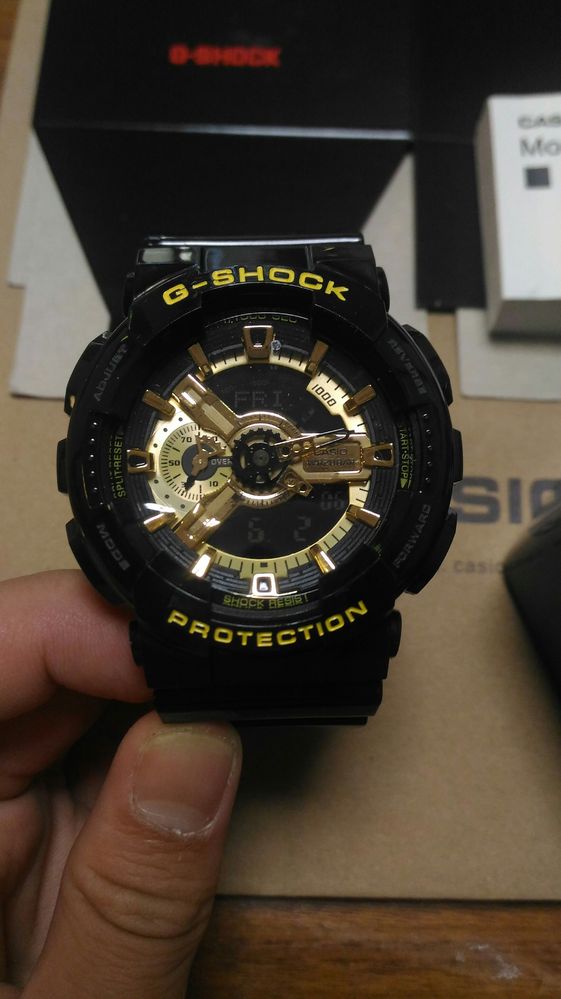 メルカリでG-SHOCKを購入したのですが本物かどうか分からないので誰か 