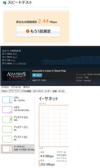 回線速度について回線速度の測定を行った際 画像のようにusenス Yahoo 知恵袋