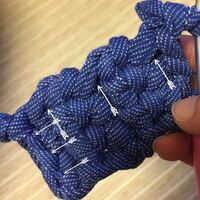 かぎ針編みで 往復編みで 長方形を編み 底部分 その後に側面を Yahoo 知恵袋