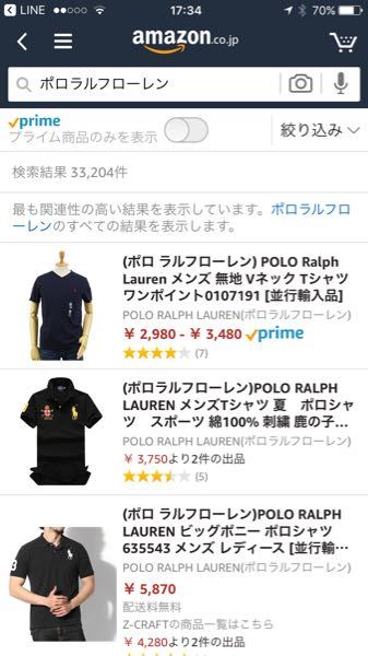 Amazonで売ってある【ポロラルフローレン】はラルフローレンに 