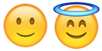 顔文字について教えてください メッセンジャーでよく天使の顔文字を使う友達が Yahoo 知恵袋