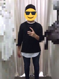 この前 お店の試着でロング丈tシャツの上に七分袖の黒シャツを重ね着したので Yahoo 知恵袋